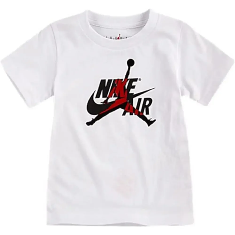 Nike Jordan Baby White Air Mashup Active Tees Size 2T